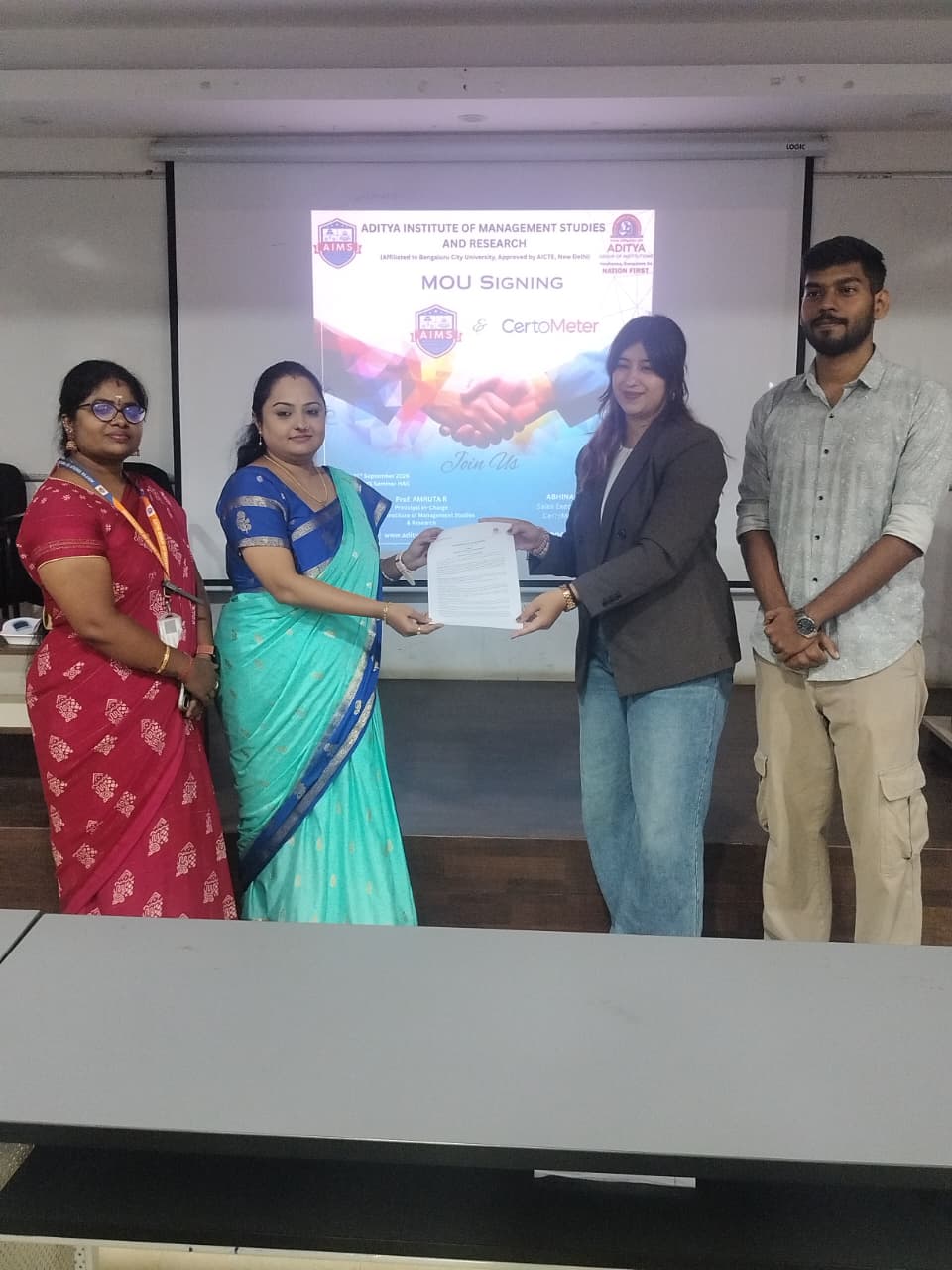Memorandum of Understanding (MoU) with CERTOMETER