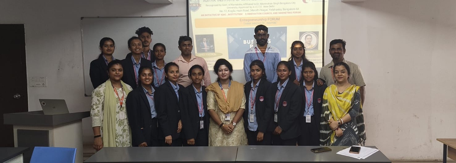 Entrepreneurship Forum in Association with IQAC & Institution’s Innovation Council (IIC)
